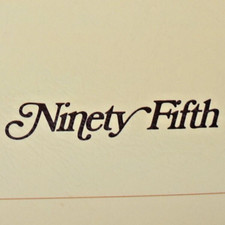 1980s The Ninety Fifth Restaurant Menu Tronel John Hancock Center Chicago
