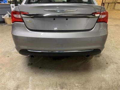 Used Rear Bumper Assembly Rear fits: 2014 Chrysler 200 Sdn dual exhaust Rear Gra