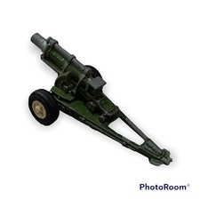 TootsieToy Howitzer Cannon Trailer 2 USA - Metal Military Army Toy