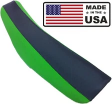 KAWASAKI KX60 83-05 GREEN BLACK VINYL SEAT COVER