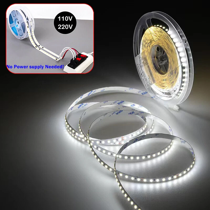 110V 220V 6000K LED Neon Strip Lights Flexible LED Tape, No Transformer Needed
Opens in a new window