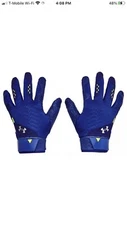 Under Armour Bryce Harper UA Pro Harper Blue Batting Gloves 1365465 400 Medium￼