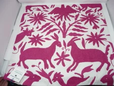Pottery Barn Teen Lennon and Maisy Folk Garden Pillow Cover Euro Sham 26" Otomi