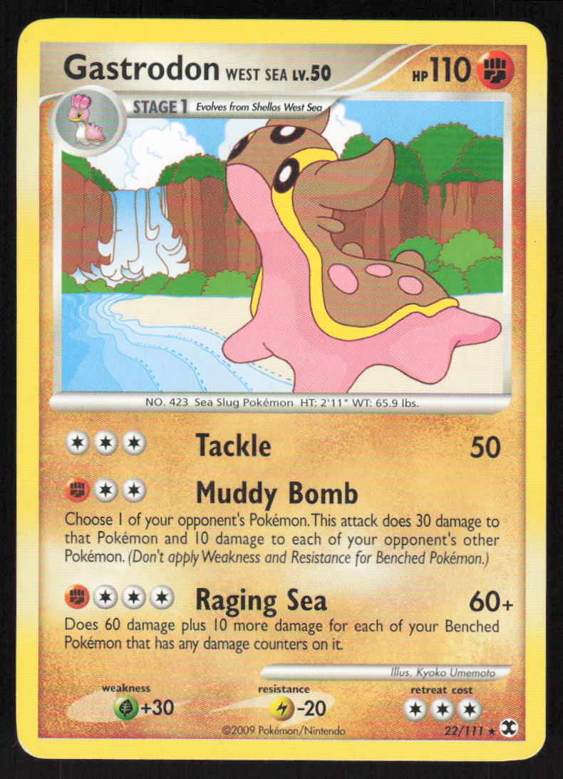 Pokemon TCG Rising Rivals #22/111 Gastrodon West Sea LP