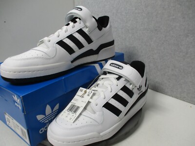 Adidas Mens 12.5 Forum Low Footwear White Core Black Sneaker FY7757 adidas forum low FY7757 | OVERKILL main image 3