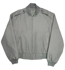 Vintage 70s USMC Pewter 2246 Lightweight Bomber Military Jacket Vietnam Size 44