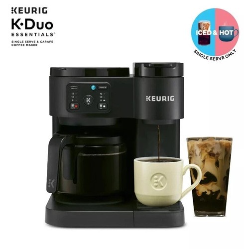 Keurig K-Duo Essentials, Hot & Iced Single-Serve K-Cup Pod Coffee Maker & Carafe