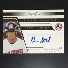 Drew Stubbs 2006 TRISTAR Prospects Plus Farm Hands #FH 46 Auto Billings Mustangs