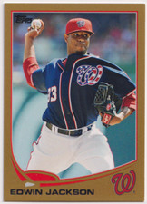 2013 Topps Gold #233 Edwin Jackson 1488/2013 Washington Nationals