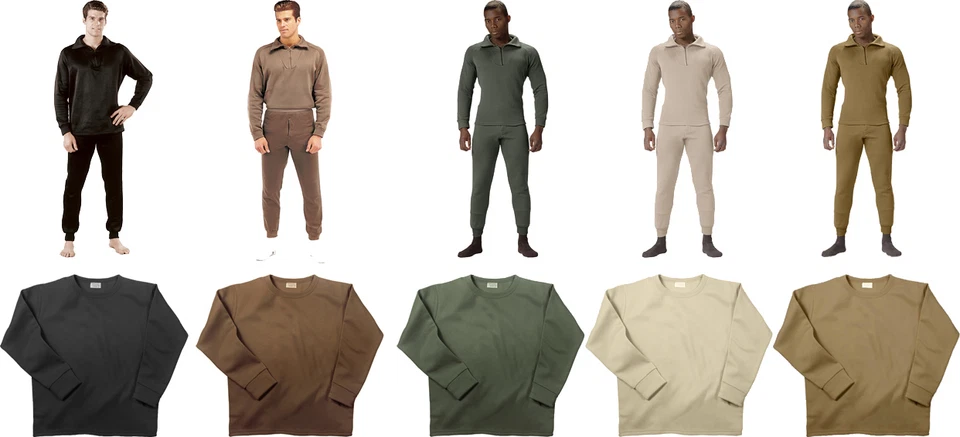 ECWCS Militar Polar Térmico Extra Cálido Invierno Ropa Interior Larga Johns Capa Base Foto 2 de 3