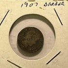 1907-P Barber Dime, Silver