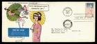 DR WHO 1960 FDC JAPAN TREATY ANIV TEXAS REFINERY CORP CACHET R56977