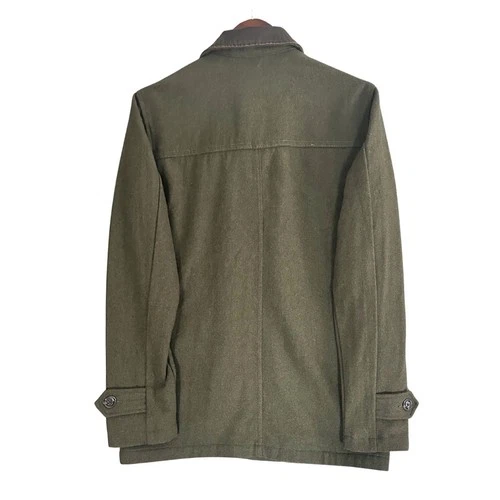Obey Propaganda Wool Blend Field Jacket Mens Medium Olive Green Utility Coat image 12