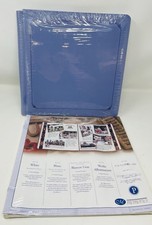 Creative Memories 12x12 Album Light Blue Strap Hinge Style w/ Pages Refills New