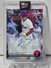 J.T. Realmuto NLDS Auto 32/99 - 2022 TOPPS NOW 1079A Phillies Inside Park HR