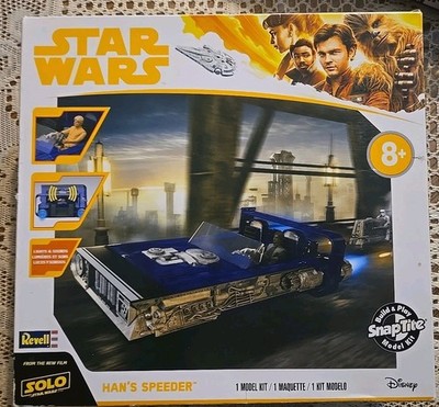 REVELL Disney STAR WARS Han Solo Speeder Snap Tite Build MODEL Kit NEW Sealed