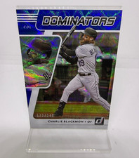 Charlie Blackmon 2021 Panini Donruss - Dominators #DOM8 Blue /249