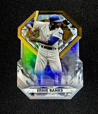 2022 Ernie Banks Topps Diamond Greats Die-Cuts #DGDC-8 Baseball Card Cubs