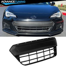 Front Bumper Hood Grille For 17-20 Subaru BRZ OE Style Replacement ABS Black