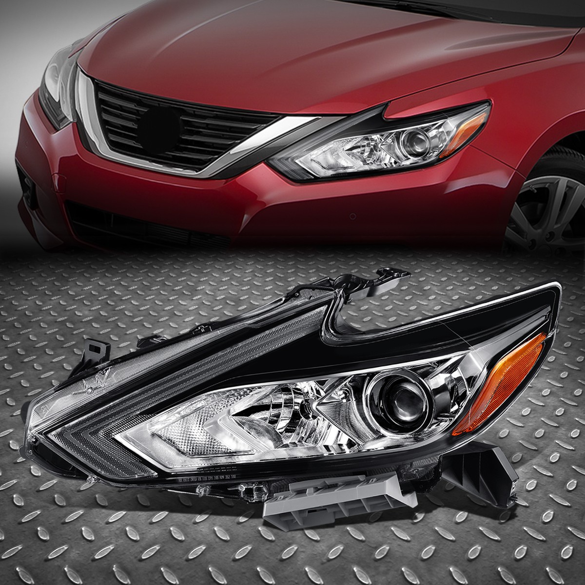 FOR 16-18 NISSAN ALTIMA OE STYLE LEFT DRIVER SIDE HALOGEN PROJECTOR HEADLIGHT