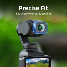 Aluminum Alloy Wide-Angle Lens For DJI OSMO POCKET 3 Camera Accessory Black