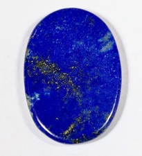 35 Ct 4X21X30 mm Natural Blue Lapis Lazuli Oval Cabochon Gemstone KM-279