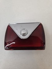 Avon Healthy Remedies Compact Pill Case w/Mirror Red 3x2.5 2006 8 Compartments