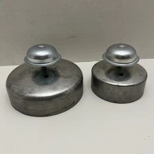 2 Vintage Tart Master Pastry Presses 4” & 3" Dia. Hand Pie Maker Cutter Sealer