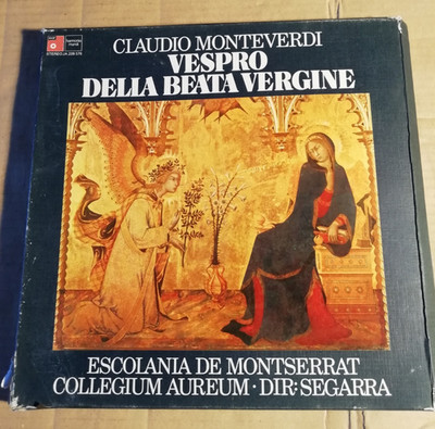 MONTEVERDI - VESPRO DELLA BEATA VERGINE - SEGARRA - 2-LP-BOX 1976