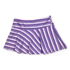 Joe Benbasset Women's VTG Y2K Purple Striped Mini Flare Skirt M