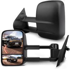 Tow Mirrors Power Heated for 2007-2014 Chevy GMC Silverado Sierra 1500 2500 3500