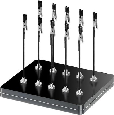 Magnetic Helping Hands for Soldering with 10 Flexible Magnetic Clips - All-in-On