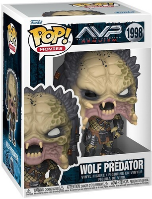 #ad Funko POP Movies Aliens vs Predator Wolf Predator #1998 $14.99