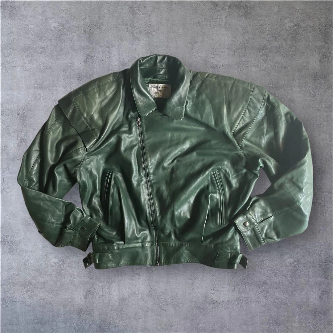 Claude Montana Coats, Jackets & Vests Leather Outer Shell for Men