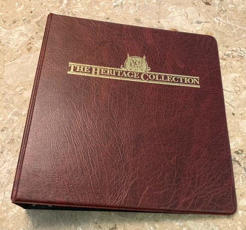 American Heirloom Stamp Collection Album 3-Ring Binder Heritage Deluxe Lot - Picture 7 of 8