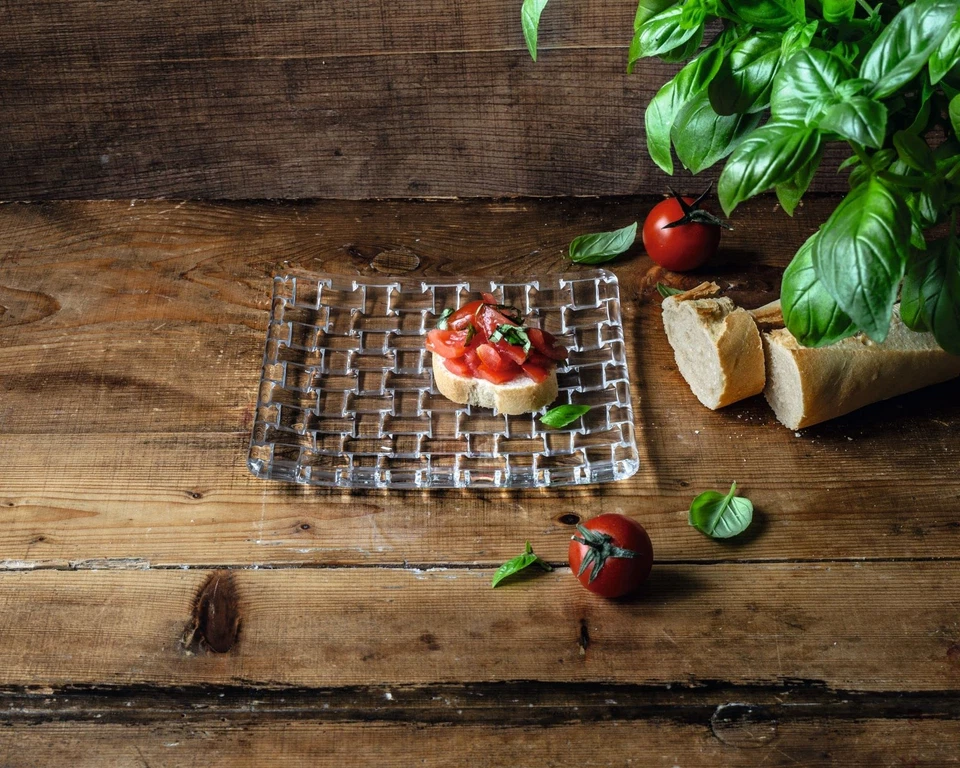 Bossa Nova Collection, Square Platter, Set of 2, Serving Tray, Plate for Food... - Image 3 of 4