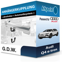 G.D.W. AnhäNgekupplung Abnehmbar Passend für Audi Q4 E-Tron 05.2021-Jetzt Neu