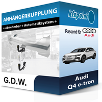 für Audi Q4 E-Tron 05.2021-Jetzt G.D.W. AnhäNgerkupplung Abnehmbar Neu