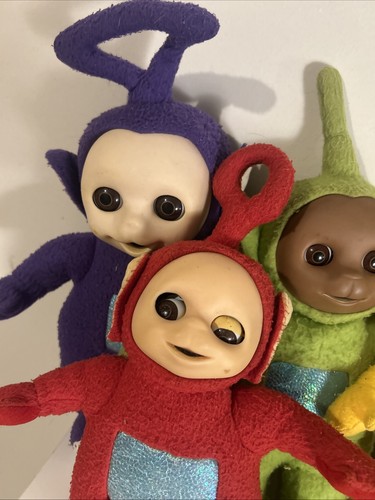 1996 TELETUBBIES TINKY WINKY LALA DIPSY PO GOLDEN BEAR PRODUCTS PLÜSCH - Bild 2 von 4