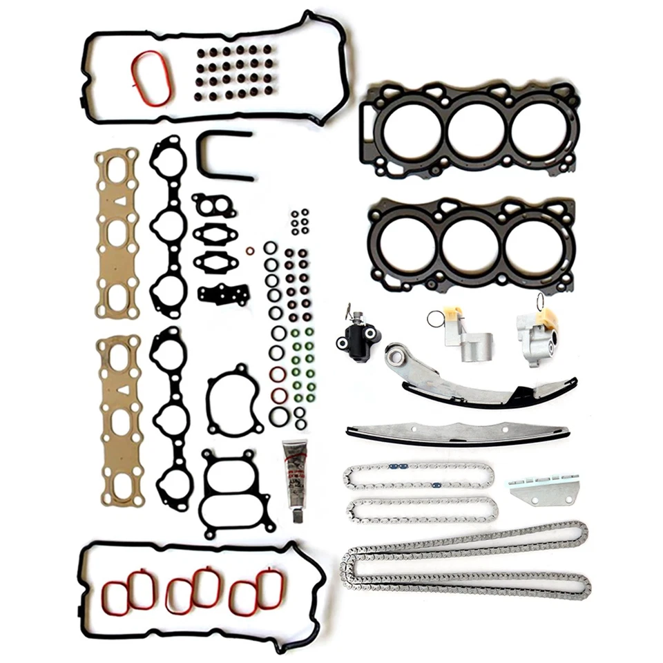 Juego de juntas de culata y kit de cadena de distribución para 2009 2010 2011 2012 Suzuki Equator 4,0 L Foto 4 de 4