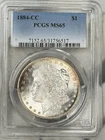 1884-CC Morgan Silver Dollar $1 PCGS MS65 CARSON CITY US Coin KEY DATE!