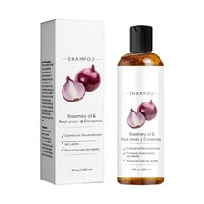 Shampoo 200ml With Rosemary Oil, Red Onion, Cinnamon, Prevent Hair Loss