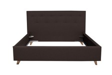 TEMPUR® FORM™ Bett Dots mit Bettkasten ohne Matratze und Lattenrost in Mokka