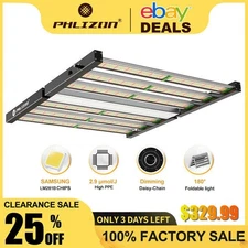 PHLIZON 5000W Dimmable LED Commercial Indoor Hydroponic Grow Light Full spectrum