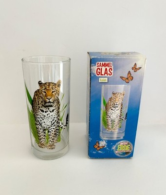 ''Unsere Erde'' Sammelglas Asien Amurleopard Leopard Glas Nr. 6 REWE Aktion NEU