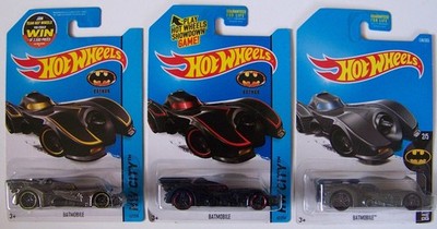 Hot Wheels Batmobile #62 & #134 | Lot of 3 Variations | 18