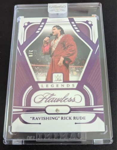2024 Panini WWE Flawless Diamond Gems Ravishing Rick Rude Amethyst /8