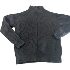 Charter Club 100% Cashmere Size S Luxury Black Sweater Top Women Quality