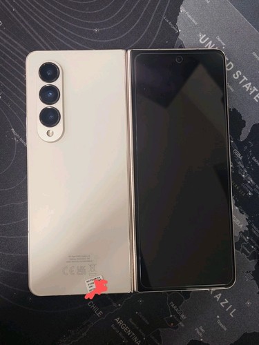 Samsung Galaxy Z Fold 4 512GB Gold Dual Sim SM-F936B Screen Replacement Needed - Afbeelding 7 van 14