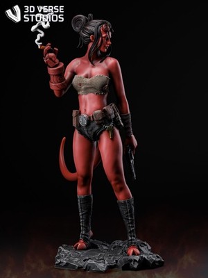 Hellgirl Resin Model Kit - 12K Ultra-Detail DIY Figur - unbemalt